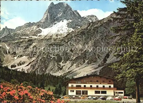Tirol Region Alpengasthof Gramai Lamsenspitze Karwendelgebirge  Kat. Innsbruck