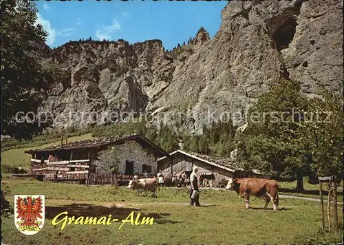 Gramaialm Alm Karwendelgebirge Alpengasthof Gramai Pertisau Kat. Eben am Achensee