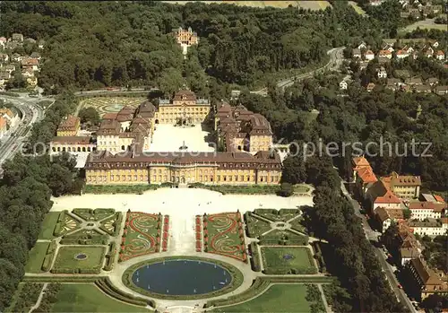 Ludwigsburg Wuerttemberg Residenzschloss Schloss Favorite Luftbild 