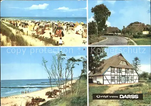 Prerow Ostseebad Weststrand Born Wieck Kat. Darss