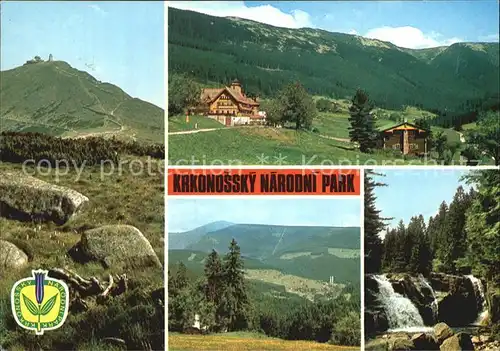 Krkonose Snezka od zapdu Udoli Sv Petra Pec pod Sn s Ruzovou horou a Snezkou Partie z Labskeho dolu Kat. Polen