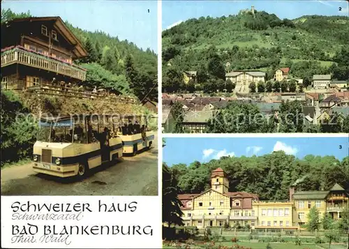 Bad Blankenburg Schweizer Haus Schwarzatal Kat. Bad Blankenburg