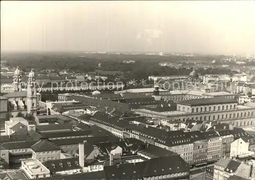 Muenchen Blick ueber die Stadt Kat. Muenchen