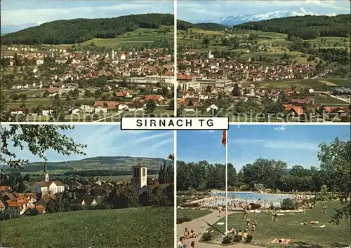 Sirnach Panoramen Schwimmbad  Kat. Sirnach