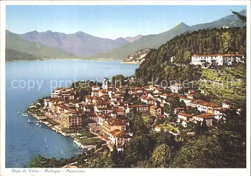Bellagio Lago di Como Panorama Comersee Alpen