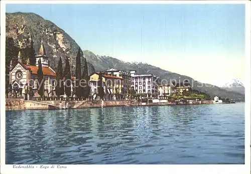 Cadenabbia Lago di Como Ansicht vom Comersee aus Kat. Griante