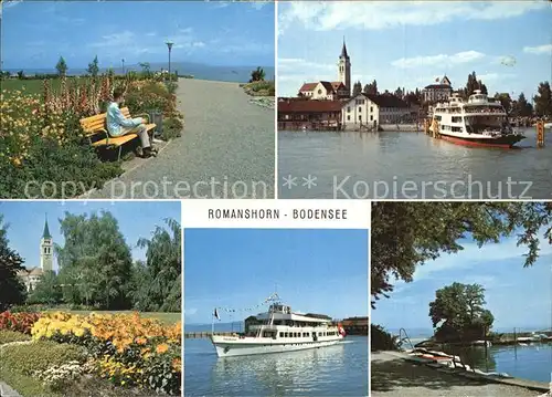 Romanshorn Bodensee Seeparkanlagen Faehrschiff 