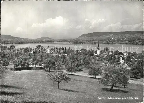 Mammern Gesamtansicht Kurort am Untersee Bodensee Kat. Mammern