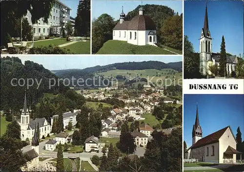 Dussnang Kneipp Kurhaus Kirche Luftaufnahme Kat. Dussnang