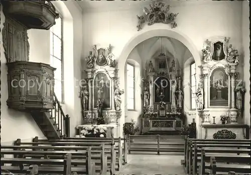 Mammern Wallfahrtskirche Klingenzell Barockaltaere Pleta Kat. Mammern