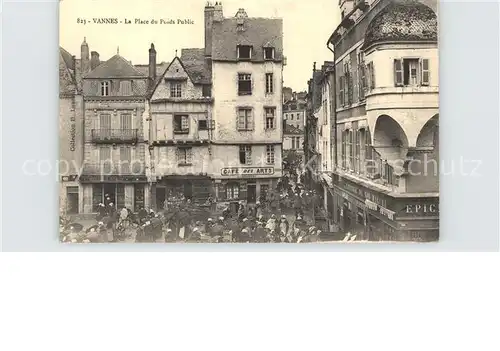 Vannes La Place du Poinds Public Kat. Vannes