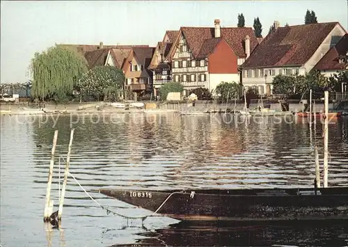 Oberstaad TG vom Landesteg aus gesehen 75 Jahre Thurgauer Heimatschutz Kat. Ermatingen