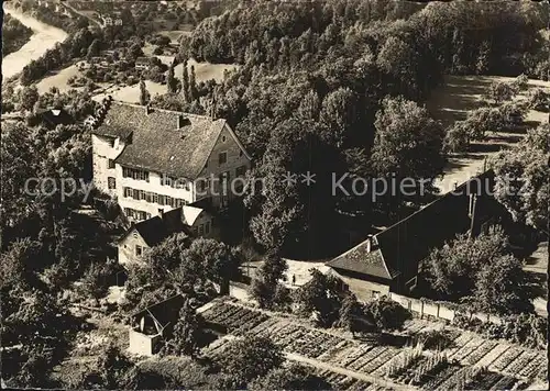 Hohentannen TG Schloss Oetlishausen Landschulheim Fliegeraufnahme Kat. Hohentannen