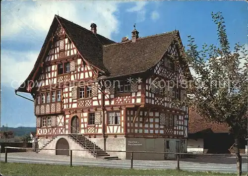 Oberaach Urgauer Riegelhaus Goldene Loewen Kat. Oberaach