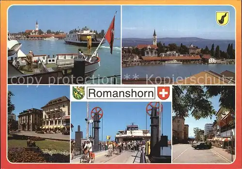 Romanshorn TG Hafen Stadtansichten Kat. Romanshorn