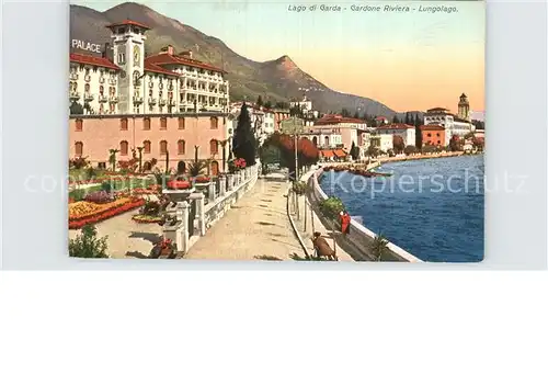 Gardone Riviera Lago di Garda Lungolago Kat. Italien