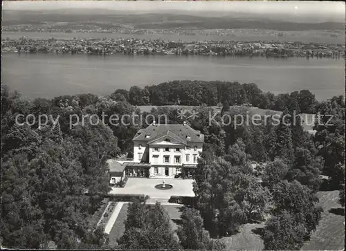Salenstein TG Schloss Eugensberg Bodensee Fliegeraufnahme Kat. Salenstein