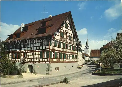 Berlingen Untersee Kehlhof Fachwerkhaus Kat. Berlingen