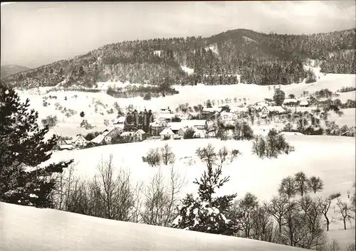 Gresgen Panorama Winter Kat. Zell im Wiesental