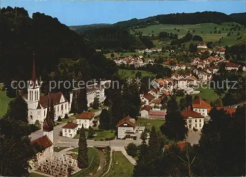 Dussnang Ortsansicht mit Kneipp Kurhaus Kirche Kat. Dussnang