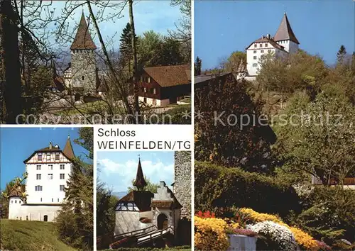 Weinfelden Schloss Turm Kat. Weinfelden