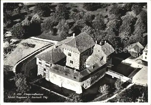 Hagenwil Schloss Fliegeraufnahme Kat. Hagenwil