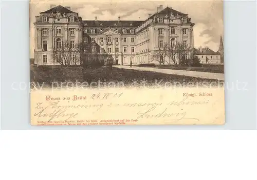 Bruehl Baden Koenigliches Schloss Kat. Bruehl