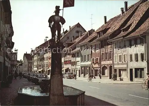 Diessenhofen Hauptstrasse Brunnen Kat. Diessenhofen