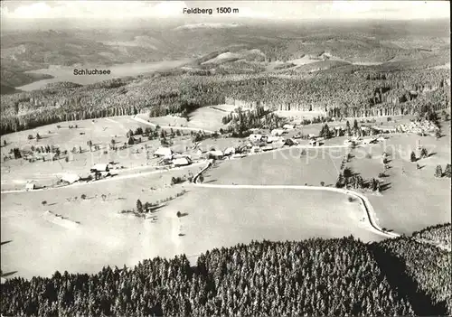 Faulenfuerst Gasthaus Roessle Luftbild Winter Feldberg Kat. Schluchsee