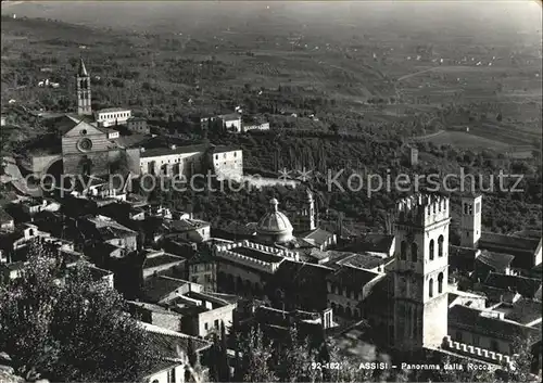 Assisi Umbria Panorama della Rocca Kat. Assisi