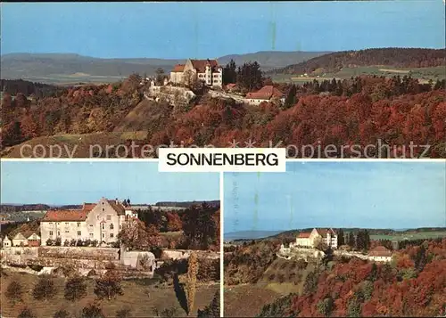 Stettfurt Schloss Sonnenberg Herbststimmung Fliegeraufnahme Kat. Stettfurt