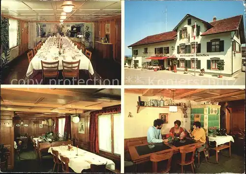 Hugelshofen Restaurant Metzgerei Hirschen Festtafel Kat. Hugelshofen