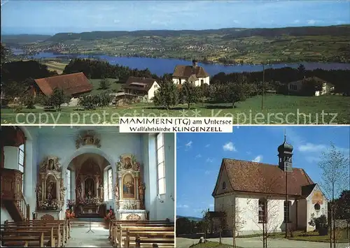 Mammern Wallfahrtskirche Klingenzell Pieta 14. Jhdt. Barockaltar 18. Jhdt. Untersee Bodensee Kat. Mammern