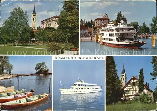 Romanshorn Bodensee Seeparkanlagen Kirche Faehre