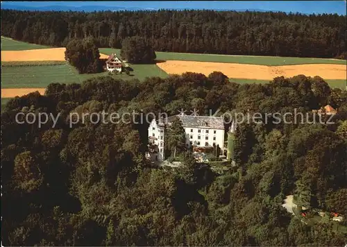 Steinegg Huettwilen TG Kurhotel Schloss Fliegeraufnahme Kat. Huettwilen
