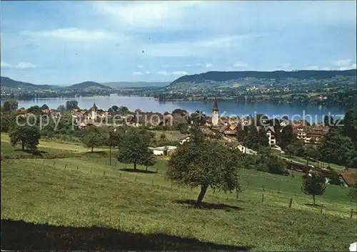 Mammern Gesamtansicht Kurort am Untersee Bodensee Kat. Mammern