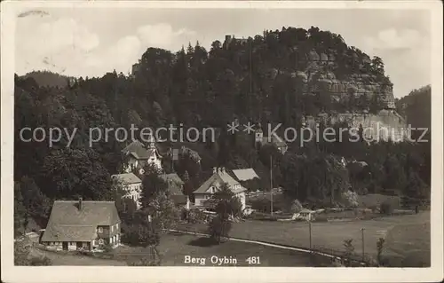 Lueckendorf mit Berg Oybin Kat. Kurort Oybin