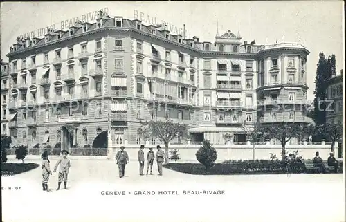 Geneve GE Grand Hotel Beau Rivage Kat. Geneve