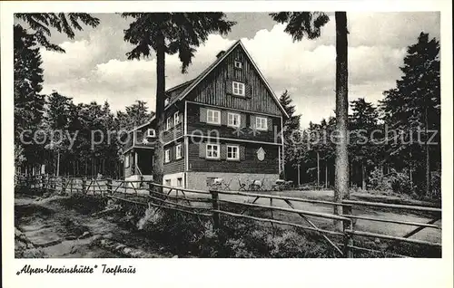 Torfhaus Harz Alpen Vereinshuette Kat. Altenau
