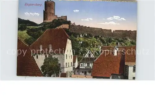 Kaysersberg Haut Rhin Burg Kat. Kaysersberg