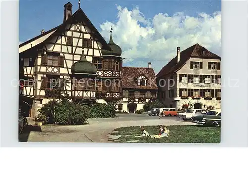 Gottlieben TG Hotel Drachenburg und Waaghaus Kat. Gottlieben