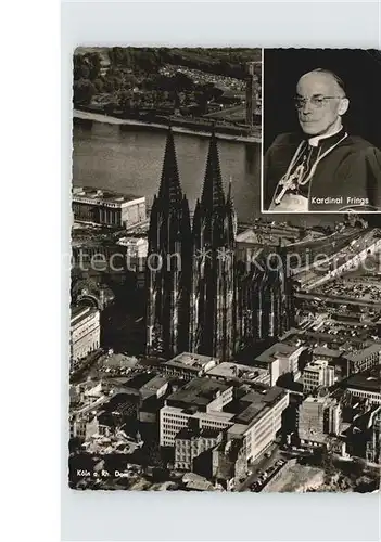 Koeln Rhein Dom mit Kardinal Frings Kat. Koeln