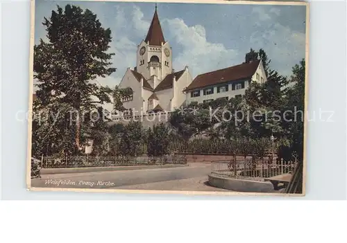 Weinfelden Evangelische Kirche  Kat. Weinfelden
