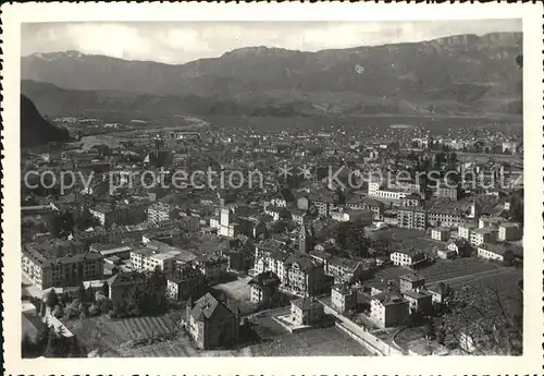 Bolzano Fliegeraufnahme mit Mendel Kat. Bolzano