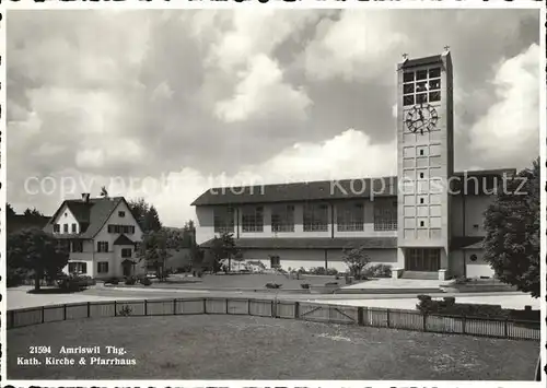 Amriswil TG Pfarrhaus mit Kirche Kat. Amriswil