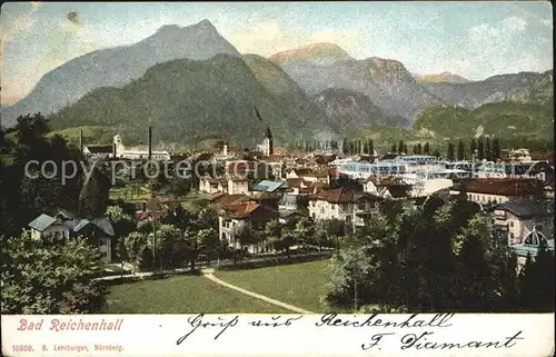 Bad Reichenhall Stadtansicht Panorama Kat. Bad Reichenhall