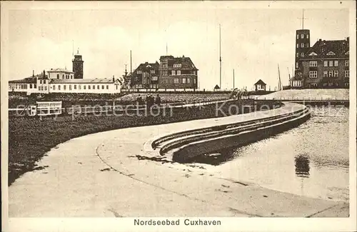 Cuxhaven Nordseebad Stadtansicht Kat. Cuxhaven