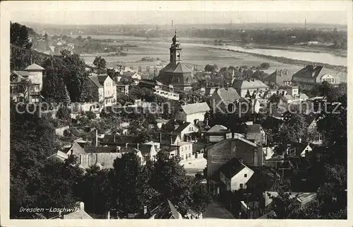 Loschwitz Luftaufnahme Kat. Dresden
