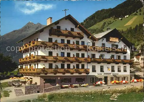 Neustift Stubaital Tirol Gasthof Sonnhof  Kat. Neustift im Stubaital