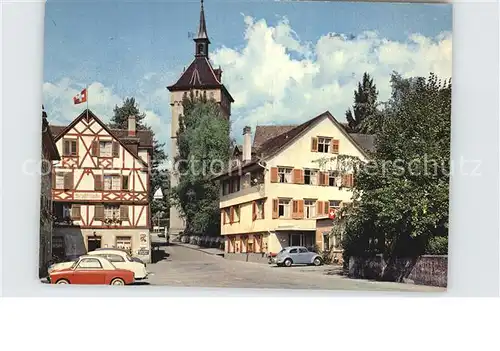 Arbon TG Dorfplatz und Turm Kat. Arbon